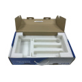 Custom Printed Corrugated Packaging Box with Plastic Handle